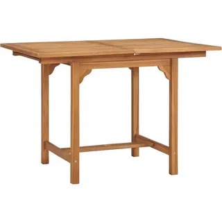 vidaXL Gartentisch Ausziehbar (110-160)x80x75 cm Braun