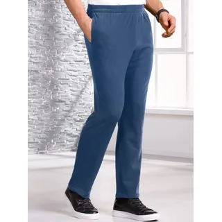 Fleecehose CLASSIC, Herren, Gr. 56/58, Normalgrößen, blau, 100% Polyester, unifarben, lang, Hosen Fleecehose
