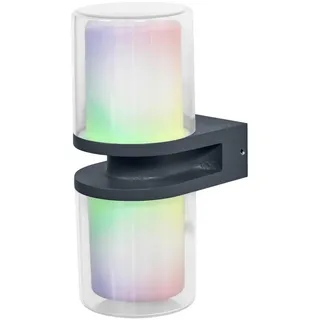 LEDVANCE SMART+ UP DOWN FLARE MULTICOLOR 4058075564305 LED-Außenwandleuchte 14W Dunkelgrau