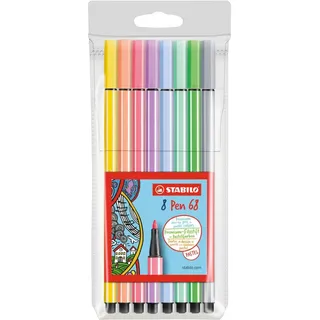 Pen 68 Kunststoffetui Pastel 8 St.