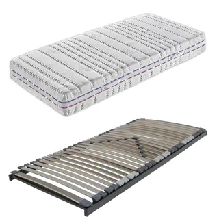 XXL-Komfort-Set XXL-TFK/Max1 -  Matratze & Lattenrostset - 120 x 200 cm