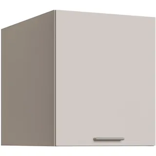 Forte WASHCAB 60 70, moderner Badezimmerhängeschrank, 1-türig, Schrank zur Aufbewahrung von Putz- und Waschutensilien, Holzwerkstoff, Kaschmir Beige, 49,8 cm breit x 58,5 cm hoch x 67,4 cm tief