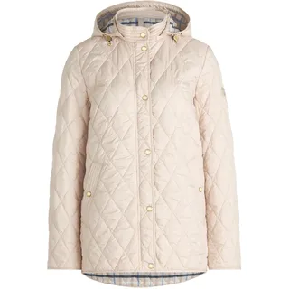 Outdoorjacke BETTY BARCLAY "Outdoorjacke mit abnehmbarer Kapuze", Damen, Gr. 44, beige (moonlight), Obermaterial: 100% Polyester PES., Jacken Outdoorjacke