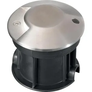 Boden Einbau Strahler AUSSEN Ø100mm | Silber | Metall | Leuchte Lampe Aussenlampe Aussenleuchte Aussenstrahler Einbaulampe Einbauleuchte Einbauspot Einbaustrahler - Silber