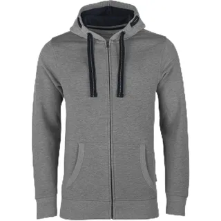 HRM Herren Jas M Kapuzenpullover, Grau-meliert, 3XL