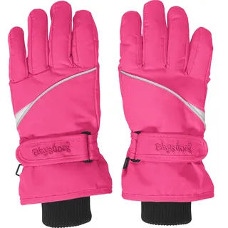 Playshoes Unisex Handschuhe Finger Skihandschuhe, Rosa (Pink 18), 4