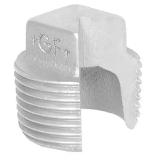 +GF+ Plug plain galvanized 2"