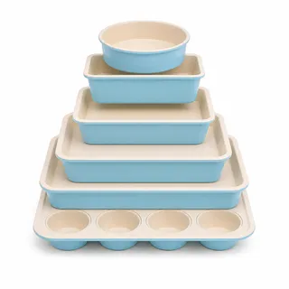 NutriChef Brotbackform Set 6-teilig