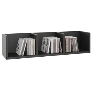 CARO-Möbel Cd/Dvd- Regal Stars , Holzwerkstoff , Mode , 75x18x18 cm , Wohnzimmer, TV Möbel, CD-Regale