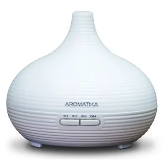 Luftbefeuchter für Ätherische Öle 300ml für Aromatherapy - Led - Ultraschall zur Luftbefeuchtung und Aromatisieren - Aroma Diffuser für Raum - Zuhause - Büro —Aromalampe elektrisch