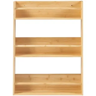 [en.casa] Wandregal 60 x 80 x 12 cm Naturfarben
