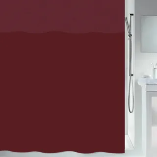 Spirella Duschvorhang Urbanko 180 cm x 180 cm Rot