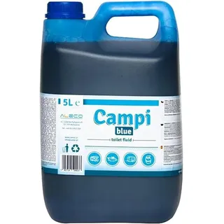 CAMPI Blue 5L - Sanitärflüssigkeit & Toilettenzusatz für Campingtoilette – Camping WC Chemie für Toilette – für Abwassertank Wohnwagen & Wohnmobil
