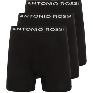 ANTONIO ROSSI (3er-Pack) Unterhosen Männer Lang, Boxershorts Herren Multipack mit elastischem Bund, Atmungsaktive, weiche Boxershorts für den Alltag, Baumwollreiche