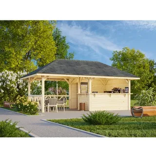 Palmako Bianca 16,6 m2 Set 3 naturbelassen