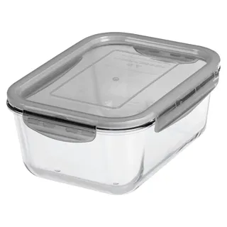 GastroMax Glas-Frischhaltedose 0,25 Liter grau - Grau