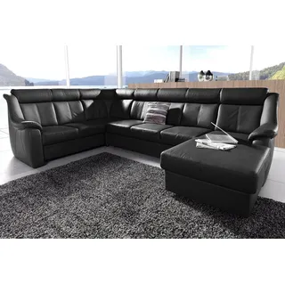 sit&more Wohnlandschaft U-Form schwarz