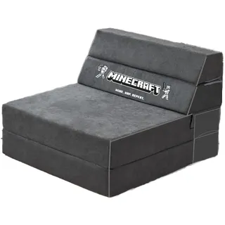 Phoenix Schlafsofa Minecraft 120 x 90 cm Polyester grau