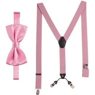 MASSI MORINO "Massi Morino Hosenträger-Set", 2 Stk. mit Fliege,