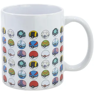 Stor Keramik-Sublimationstasse, 325 ml, in Pokemon-Box