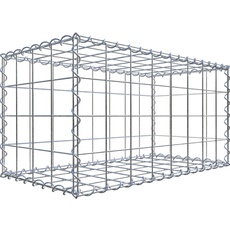 Bild von Gabione 80 cm x 40 cm x 40 cm (L x H x T), Maschenweite 10 cm x 10 cm,