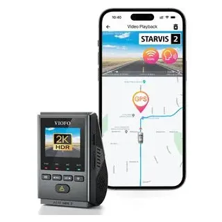 VIOFO A119 Mini 2 2,7K 60fps/Wi-Fi/GPS/Sprachsteuerung/140°