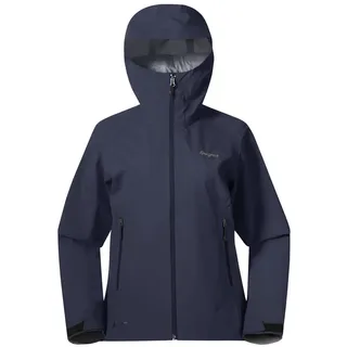 Bergans Essentials 3L Shell Regenjacke Damen Blau L
