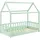 Kinderbett Marli 80 x 160 cm Kiefer massiv lackiert Mint