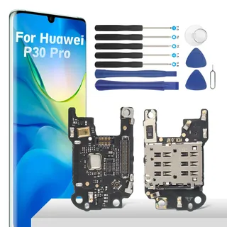 YHX-OU SIM Slot Ersatz für Huawei P30 Pro VOG-L29 VOG-L09 VOG-L04 SIM Kartenhalter Stecker