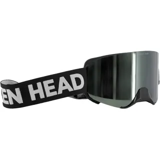 Broken Head Motocross-Brille Magnetic-Struggler Silber Verspiegelt