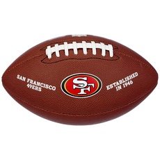 Wilson Unisex-Adult NFL LICENSED BALL SF American Football, BROWN, Uni