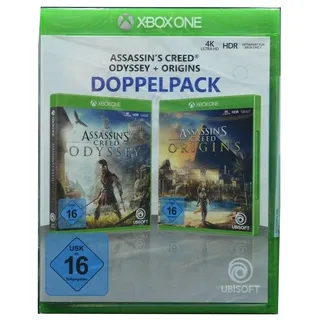 Xbox One Spiel Assassins Creed Doppelpack Odyssey + Origins NEU OVP Verschweißt