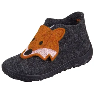 superfit Jungen - Schuhe HAPPY Slipper, Modern, GRAU/ORANGE 4700, 26