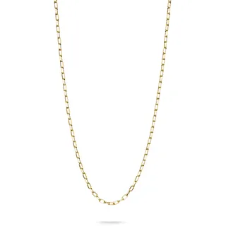 Thomas Sabo Charm-Kette Paperclip 40,00-45,00 cm Recyceltes 925 Silber 18k Vergoldung KE2328-413-39-L45V