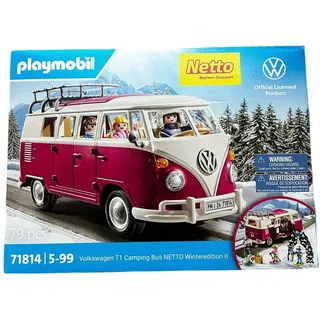 Playmobil 71814 Volkswagen VW T1 Camping Bus NETTO Winter Edition II 2024