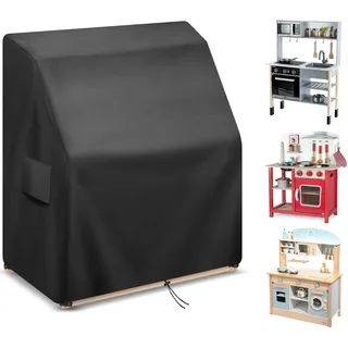 Matschküche Abdeckung Wasserdichte 90Lx50Bx100H cm, Matschküche Kinder Outdoor Abdeckung, für Matschküche Kinderküche Spielküche Schlammküchen, Winddicht, UV-Beständiges, Schwerlast Reißfest