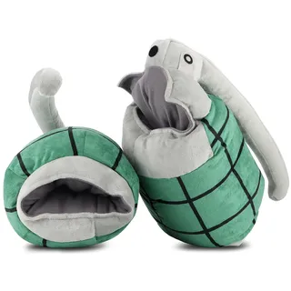 Roffatide Anime Plüsch Kissen Cosplay Granatenförmige Handschuhe Dekokissen 2 Stück