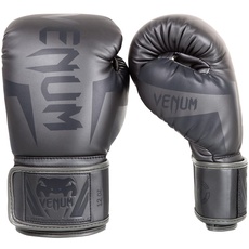 Venum Unisex Elite Boxing Gloves Boxhandschuhe, Grau/Grau, 12 Oz EU