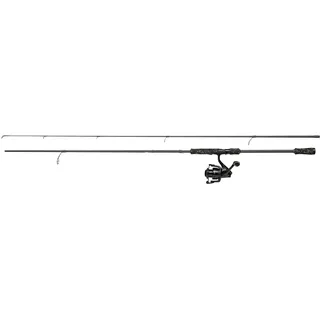 Abu Garcia Max X Black Ops Spinnruten- und Rollen-Kombi-Setup – Köderangel-Spinn-Outfit