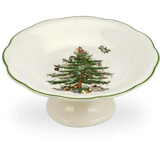 Portmeirion Süßigkeitenschale mit Fuß, einzeln, Keramik, Mehrfarbig, 18 x 18 x 7 cm