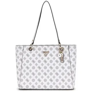 GUESS Schultertasche Noelle Tote White Logo