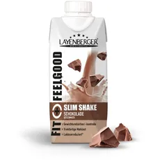 Bild Fit+Feelgood Slim Shake Schokolade 8 x 330 ml