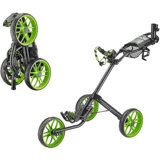 CaddyTek CaddyLite 15.3 Version 2 Golf Push Cart, Handwagen, Deluxe, Vierfach-Faltmechanismus, leicht, 3-Rad-Design, schnell zusammenklappbar für einfachen Transport