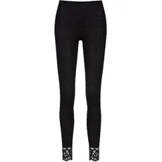 MEY Loungewear Leggings LOVE schwarz | L/XL