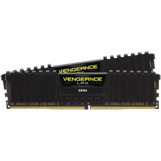 Vengeance LPX schwarz DIMM Kit 64GB DDR4-3200, CL16-20-20-38 (CMK64GX4M2E3200C16)