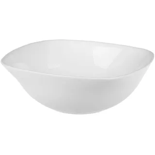GALICJA Dessertschalen Glas QUADRO – Salatschüsselglas – Salatschüssel – Salatschalen Glas – Glasschale Rund – Salatschalen-Set – Salatschüssel Klein – 16,5cm