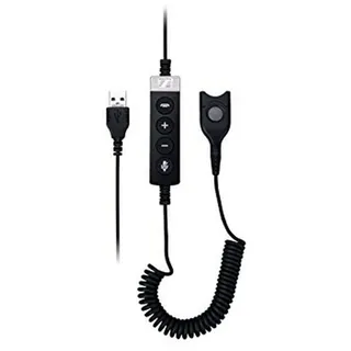 EPOS USB-ED CC 01 MS - Microsoft Teams Zertifiziertes Adapterkabel, USB auf Easy Disconnect, Kompatibel mit Impact 600 und 200 Serie