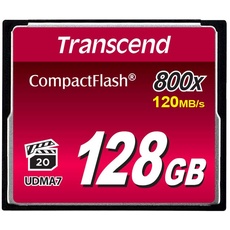 Bild von 800x R120/W60 CompactFlash Card 128GB (TS128GCF800)
