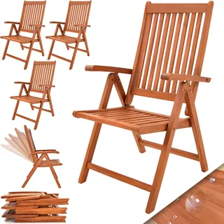 Klappstuhl Vanamo 4er-Set Eukalyptus FSC®-zertifiziert