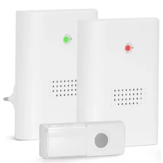 HEIDEMANN Funkklingel Komplett-Set 70802 HX Twin